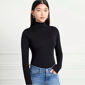 Hill House Black Long Sleeve Bodysuit